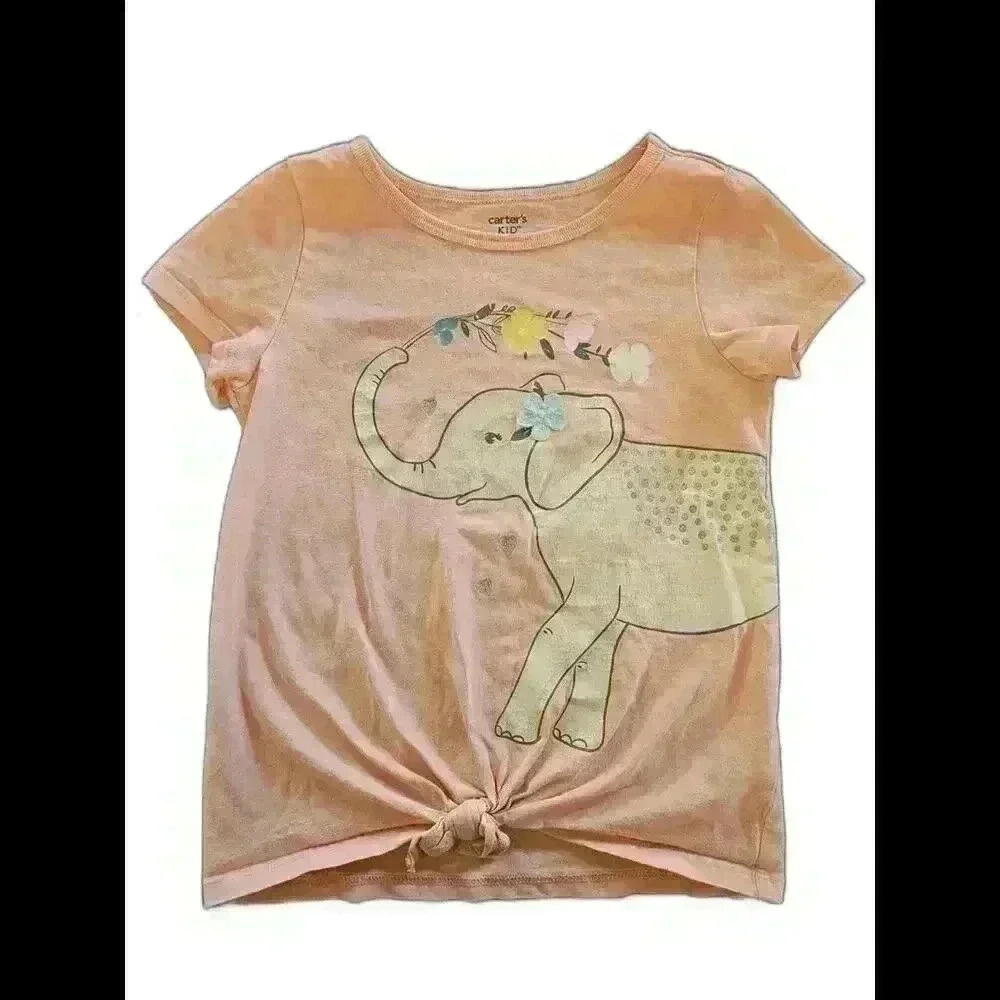 Cute Kids' Elephant Graphic Tee - Perfect for Playtime!